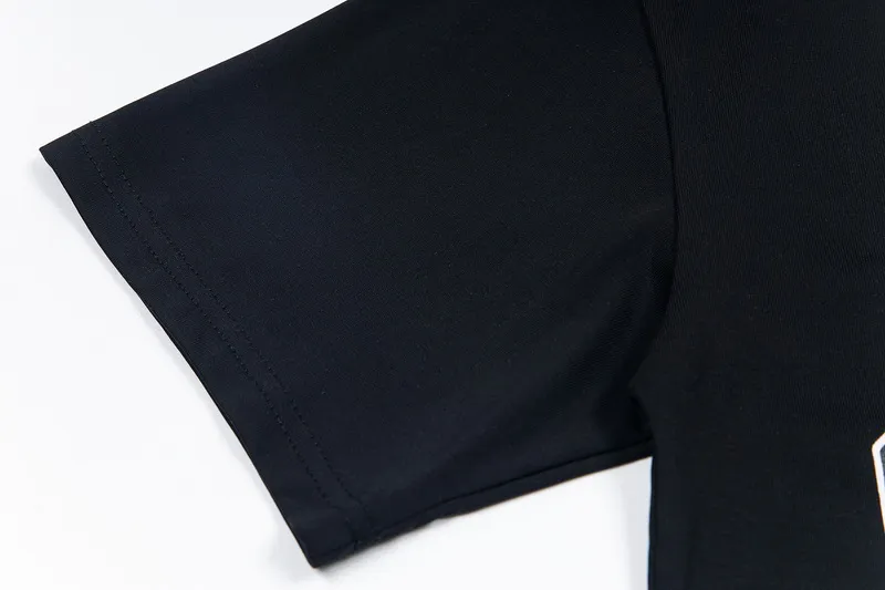 100💰 S07# Mechao SAINT white ink direct-injection pure cotton 260g loose short-sleeved T-shirt 27 black, green S-XL